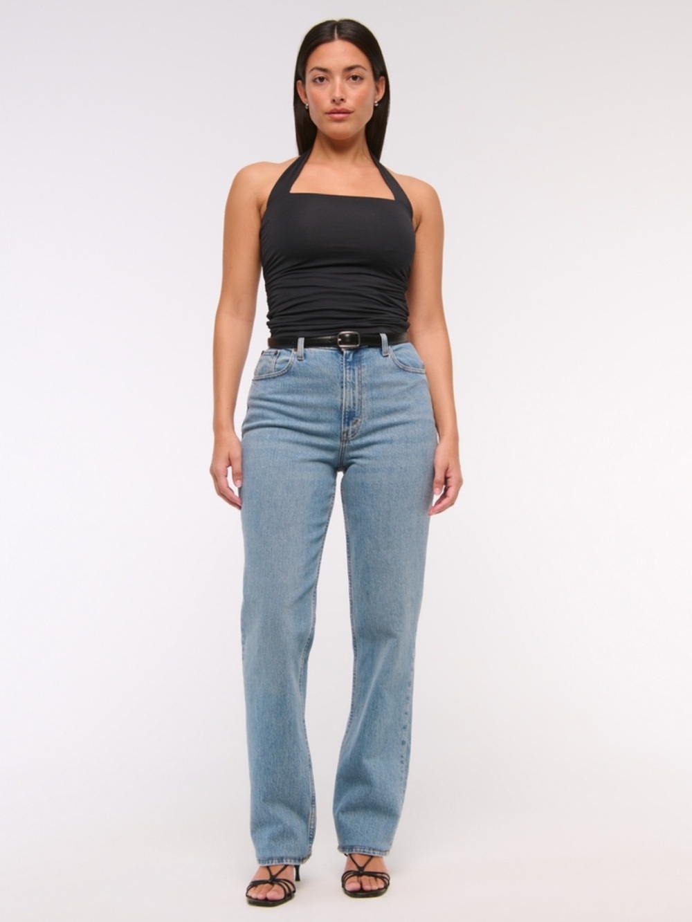 Abercrombie & Fitch Curve Love Ultra High Rise 90s Straight Jean 26/2R